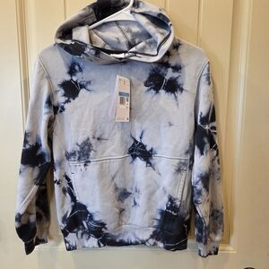 Nike Sportswear Club Fleece Older Kids Hoodie Tie Dye Pull Over Size Medium